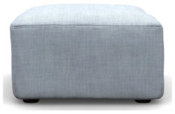 Heart of House Lincoln Fabric Footstool - Sky